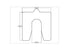 0.7mm Precut Alignment Slotted Shim 150x150 Slot 50mm Pack of 10 - Shim Stock Metals UK