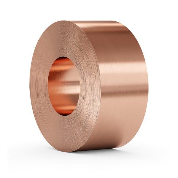0.25mm Copper Shim Stock 150mm Wide x p/m - Shim Stock Metals UK